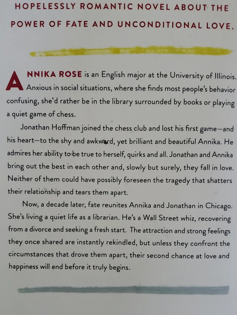 Adult Fiction Book